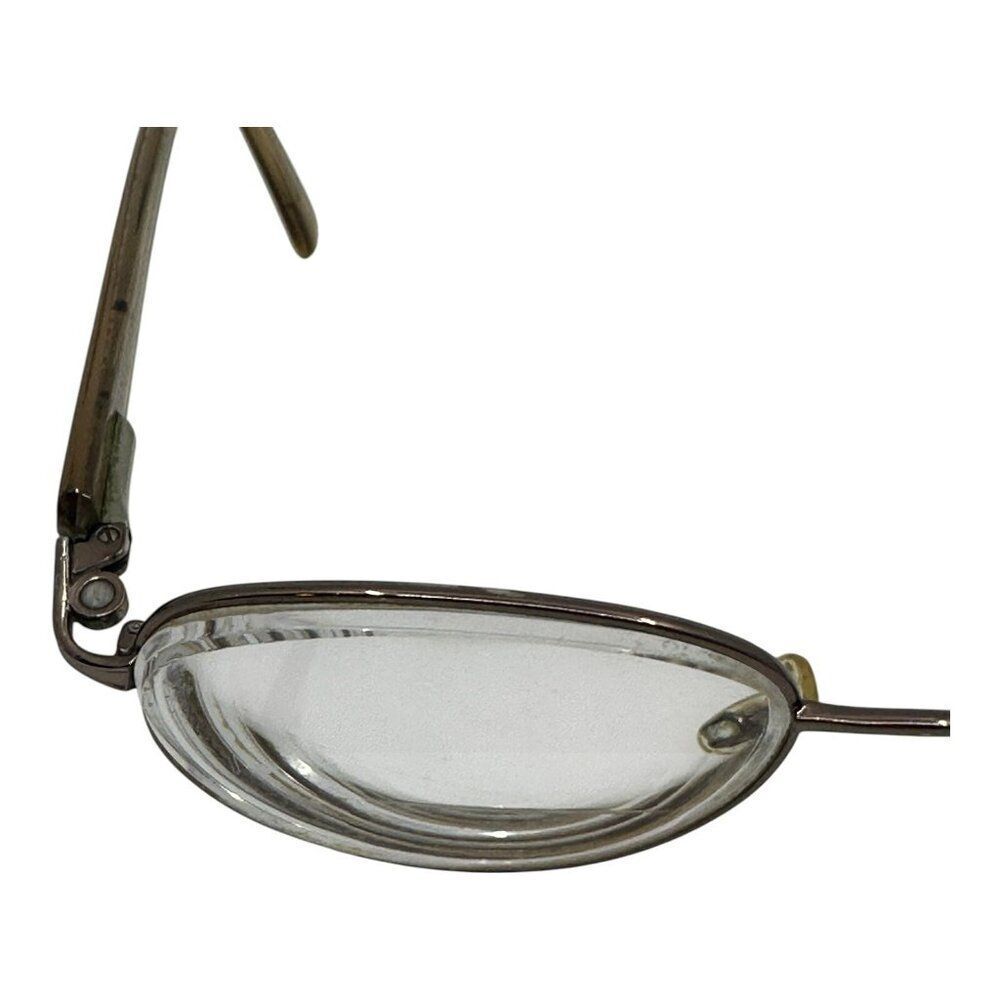 Oval Brown Frame Reading Eyeglasses Vintage Oval  Spectacles AS/IS - Picture 5 of 12